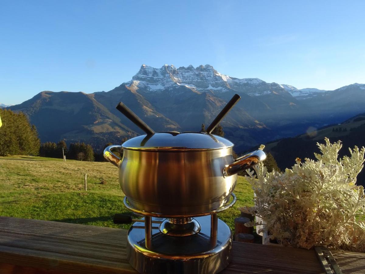 Chalet Chanso Morgins Exterior foto