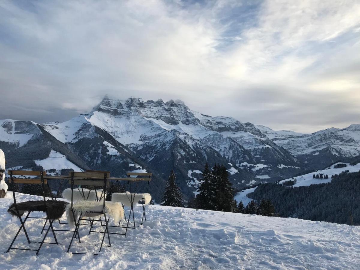 Chalet Chanso Morgins Exterior foto
